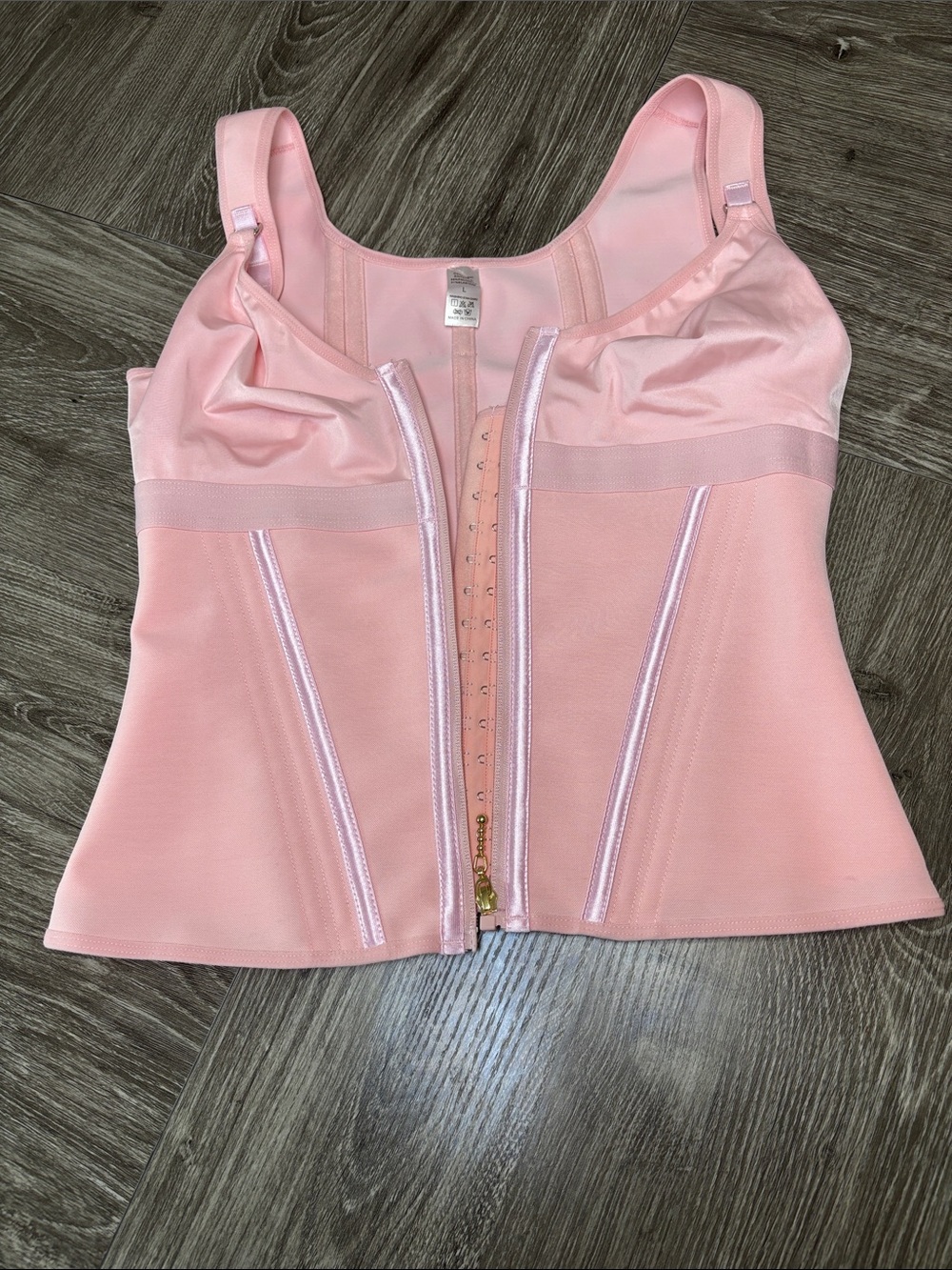Pink Women's Shapewear Bustier Top